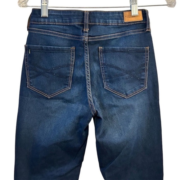 Aeropostale Women's High Waisted Jeggings Dark Blue Denim Size 0 - Picture 4 of 9